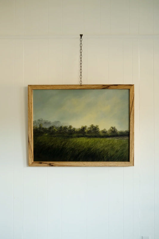 "Land of No Tomorrow" Oil Painting - 43" x 33"