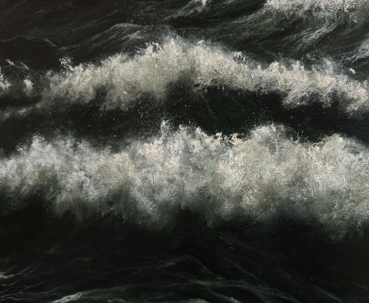 “Sink or Swim II” Oil Painting - 40" x 30"