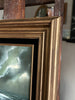 “Sink or Swim III” Oil Painting in Vintage Frame - 20.5" x 17.5"