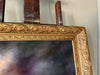 “Whisper to Her VII” Antique Framed Oil Painting - 19” x 28.75”