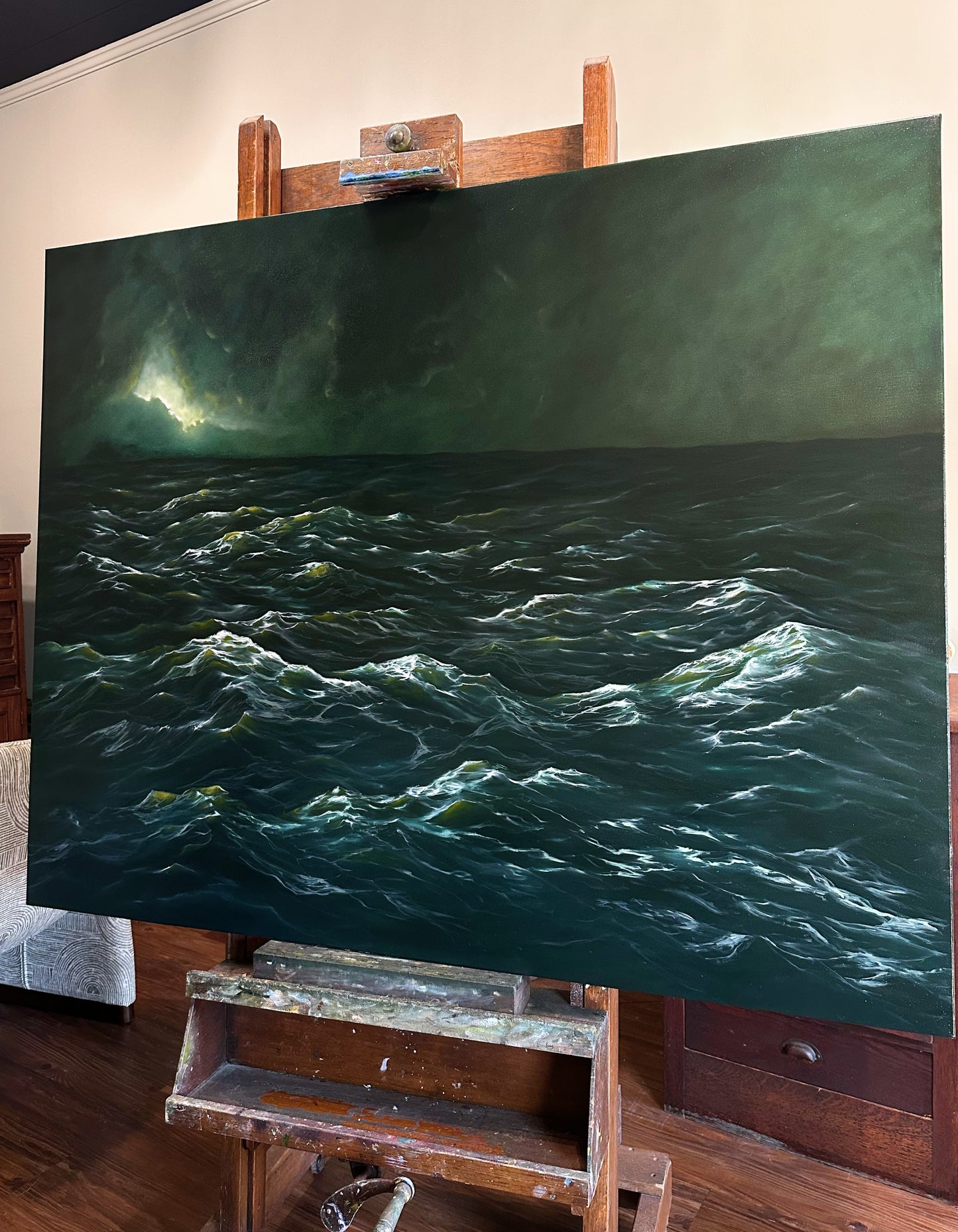 “Sink or Swim I” Oil Painting - 5ft x 4ft