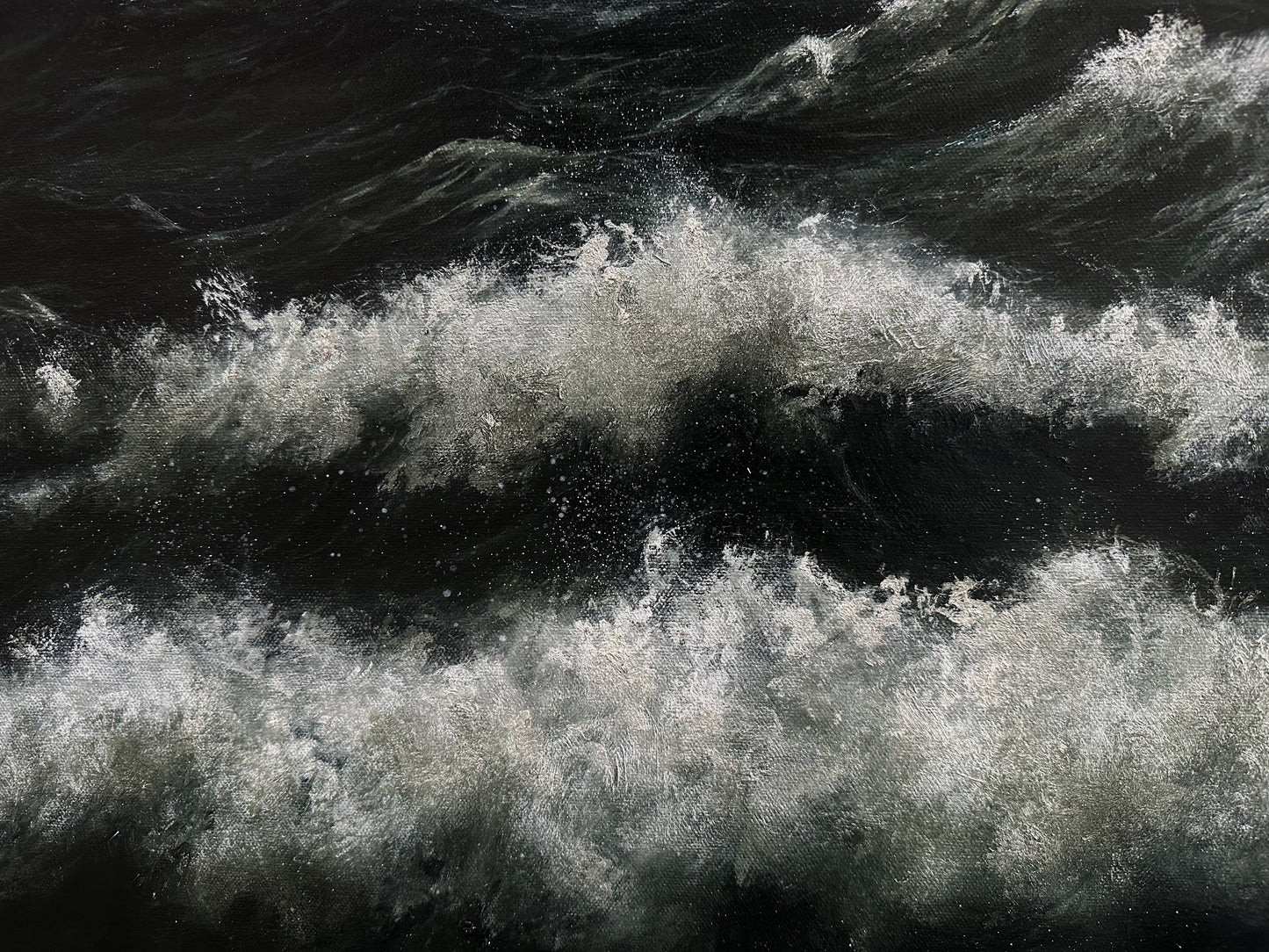 “Sink or Swim II” Oil Painting - 40" x 30"
