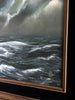 “Sink or Swim III” Oil Painting in Vintage Frame - 20.5" x 17.5"