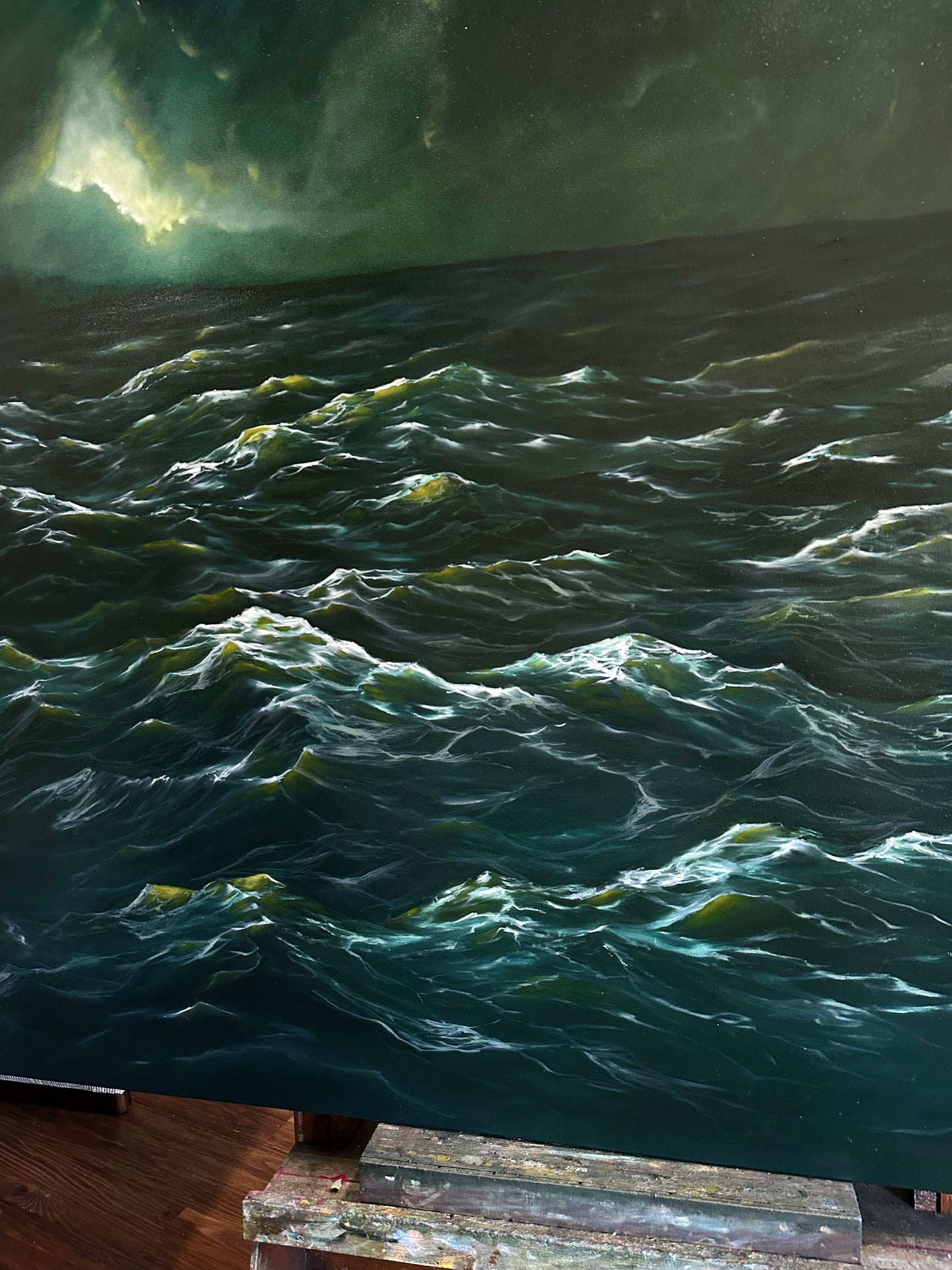 “Sink or Swim I” Oil Painting - 5ft x 4ft