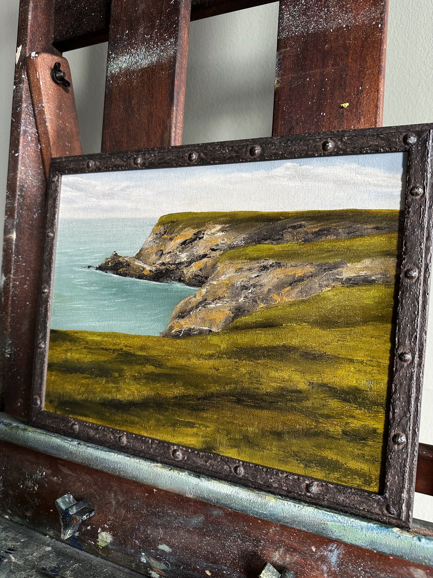“Free Fall” Oil Painting Study - 9" x 12"