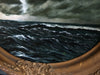 “Breaks Open” Oil Painting in Antique Frame - 24.75" x 18.75"
