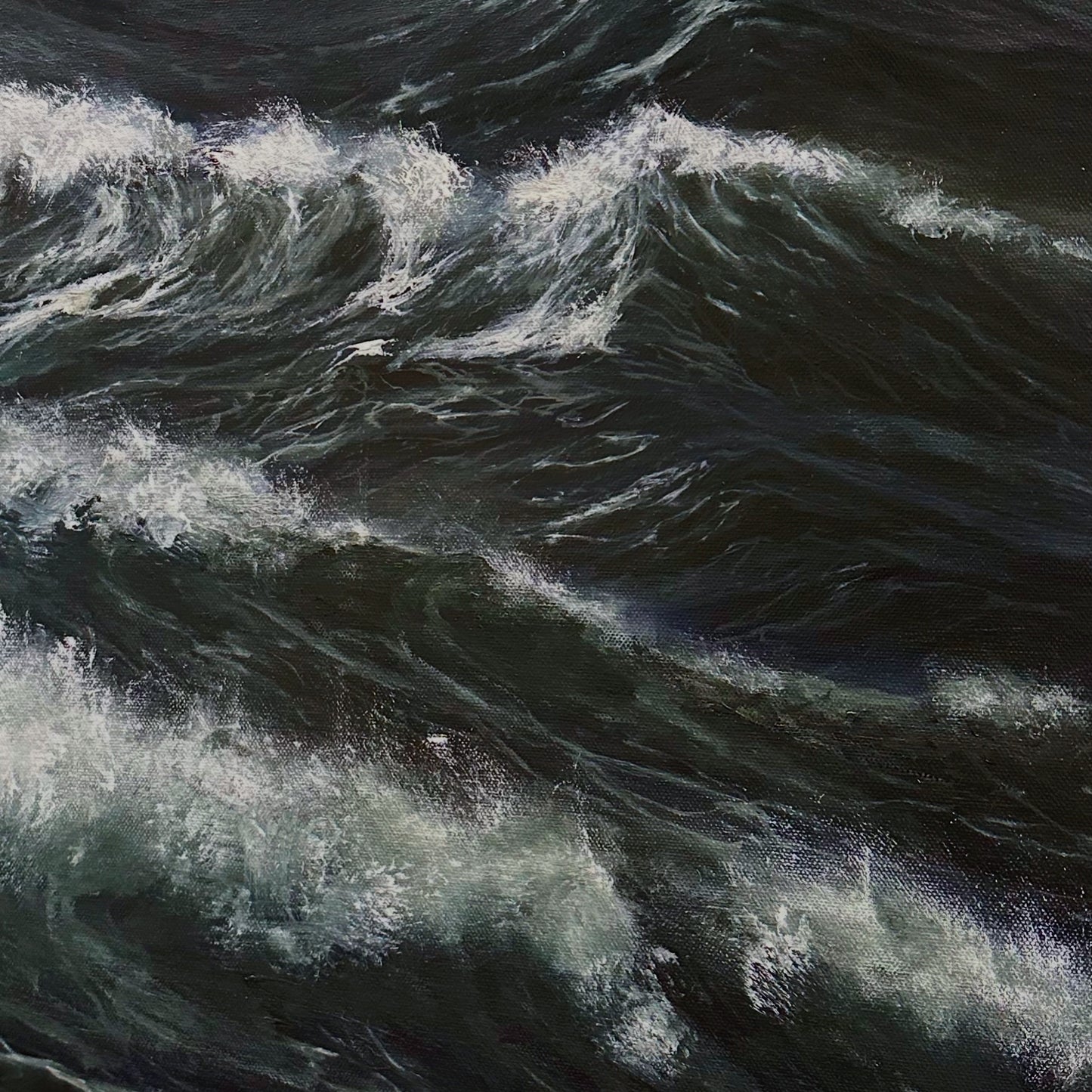“Sink or Swim II” Oil Painting - 40" x 30"