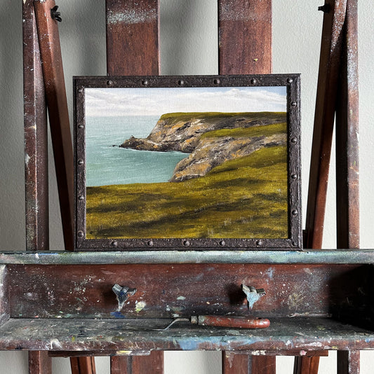 “Free Fall” Oil Painting Study - 9" x 12"