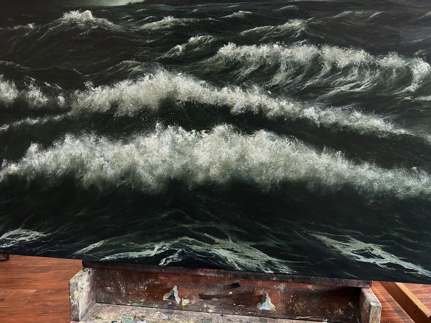 “Sink or Swim II” Oil Painting - 40" x 30"