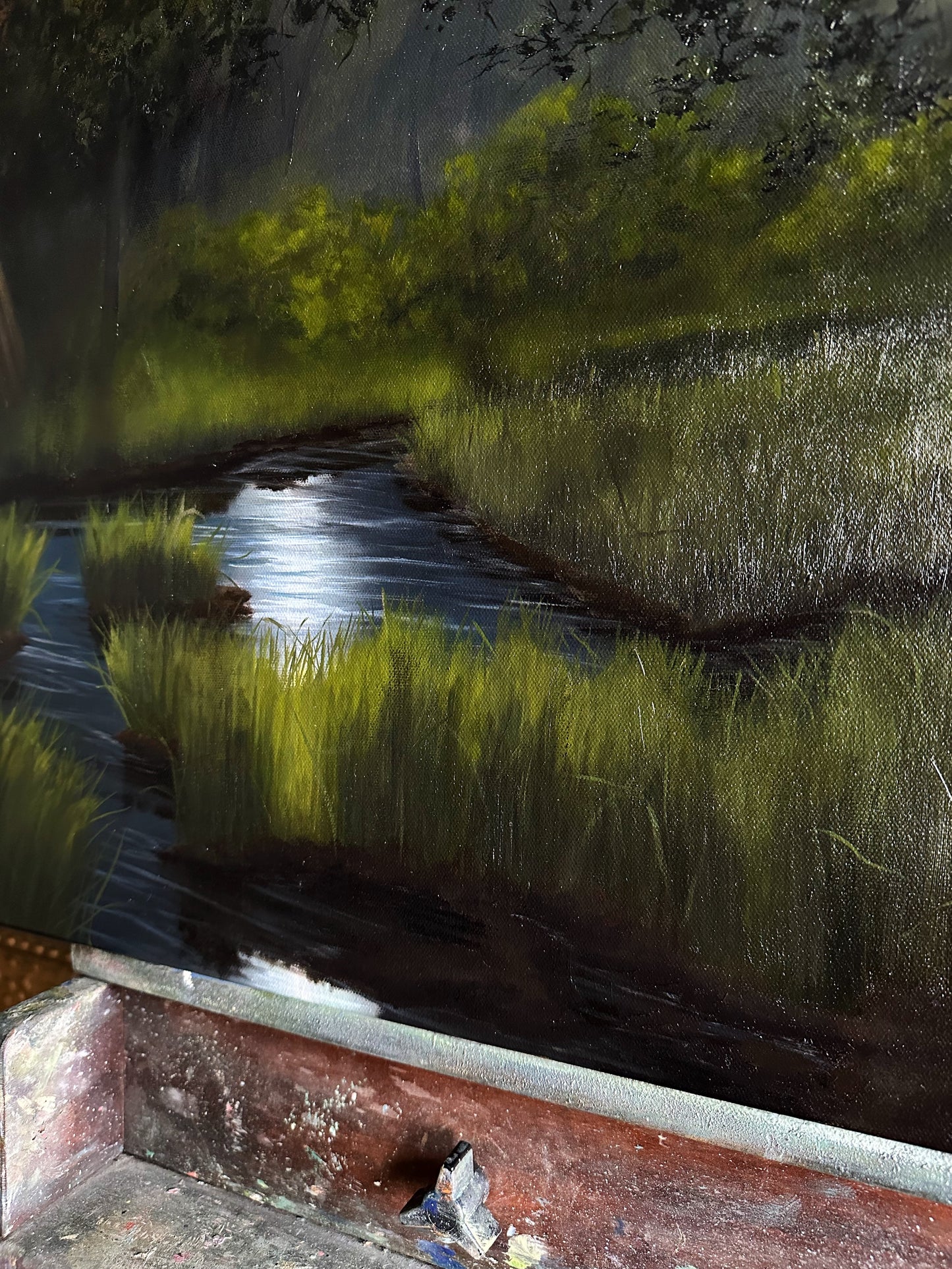 “A Way Out” Oil Painting - 22" x 28"