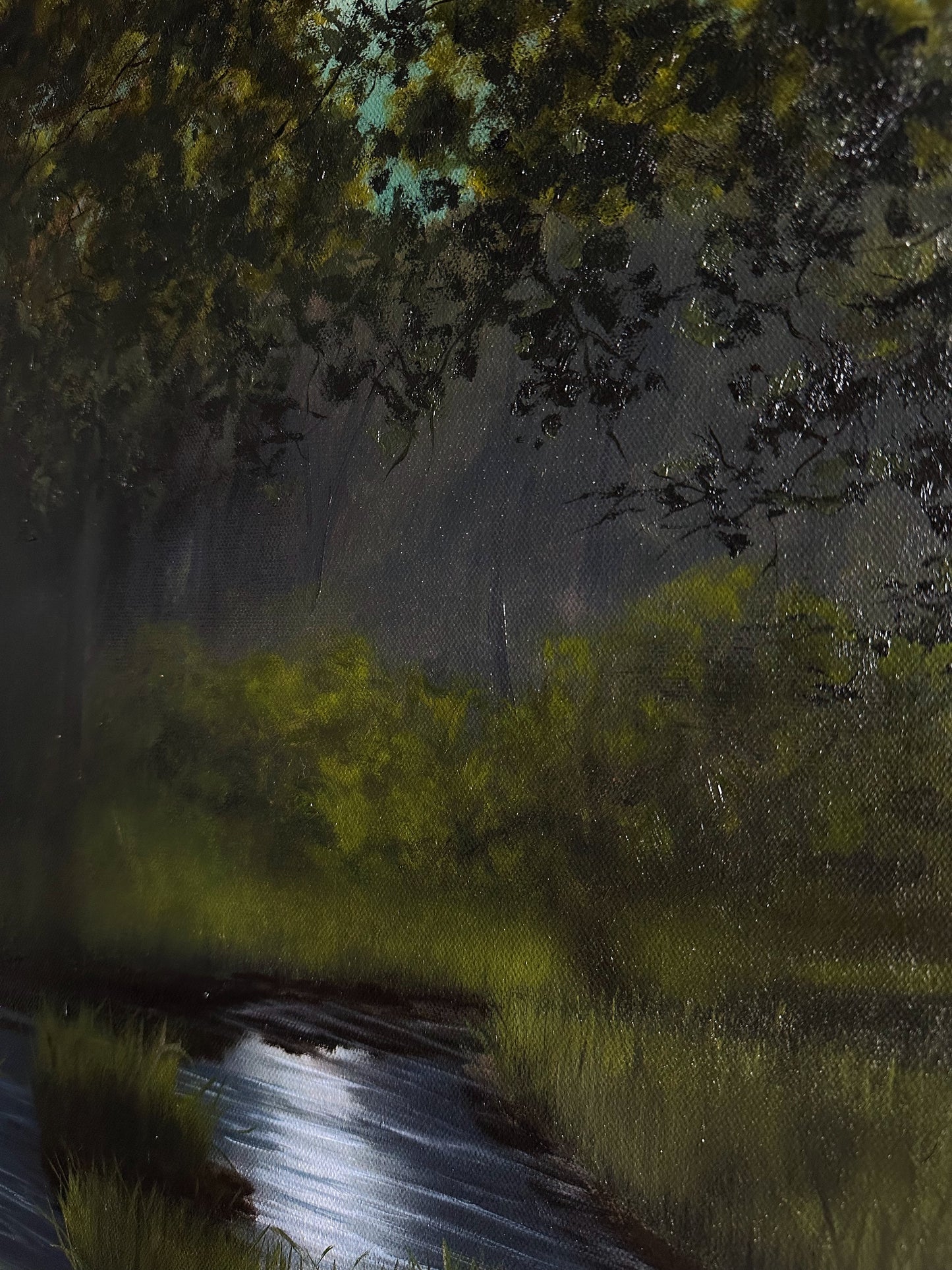 “A Way Out” Oil Painting - 22" x 28"