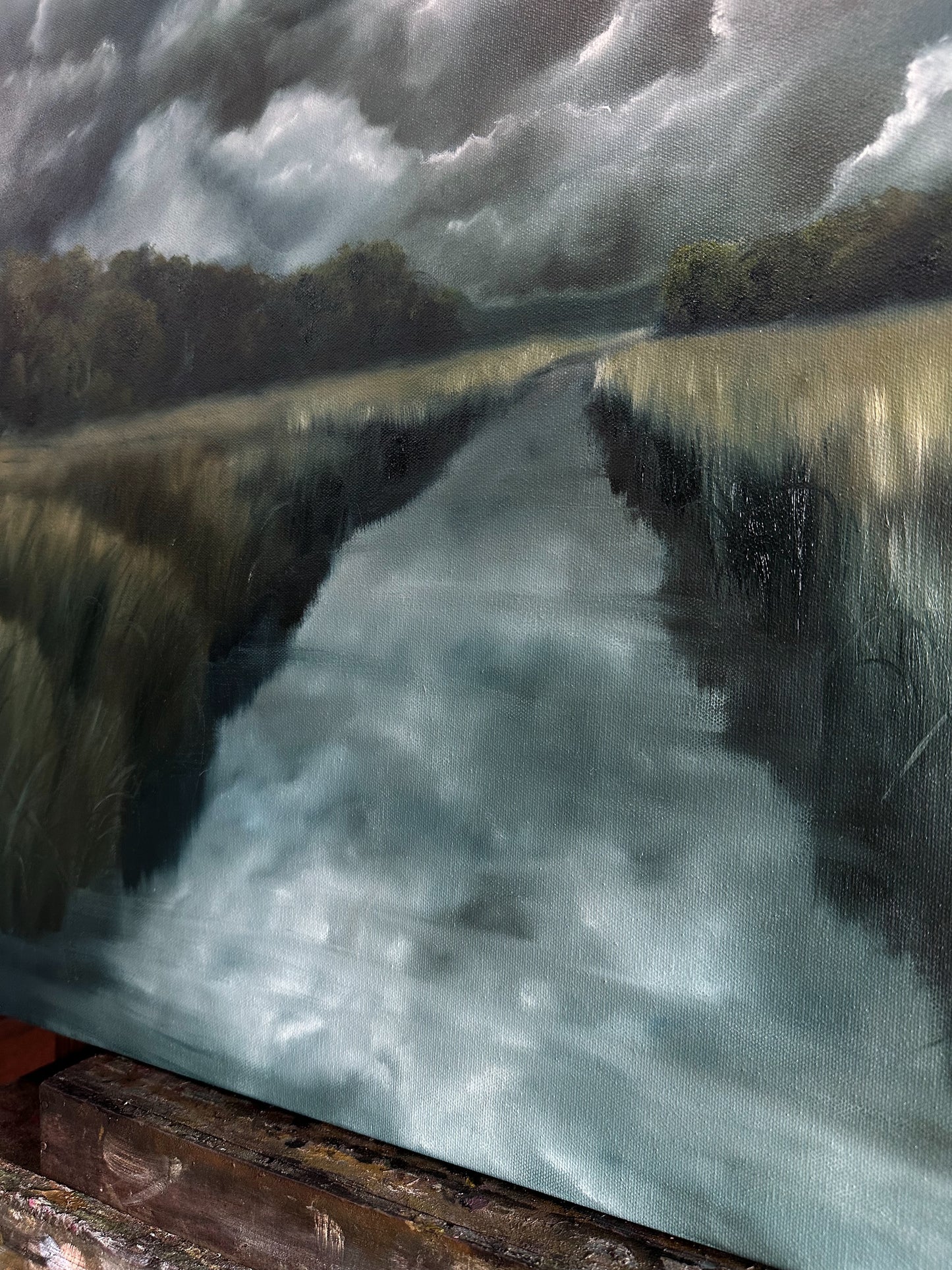 “The In Between” Oil Painting - 24" x 30"
