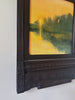 "Retelling" Oil Painting in Antique Eastlake Salvage - 37.75" x 29.75"