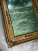 “Truce” Oil Painting in Antique Frame - 21.5" x 16.25"