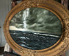 “Breaks Open” Oil Painting in Antique Frame - 24.75" x 18.75"