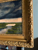 “Bookmarked” Antique Framed Oil Painting - 28.5” x 24.5”