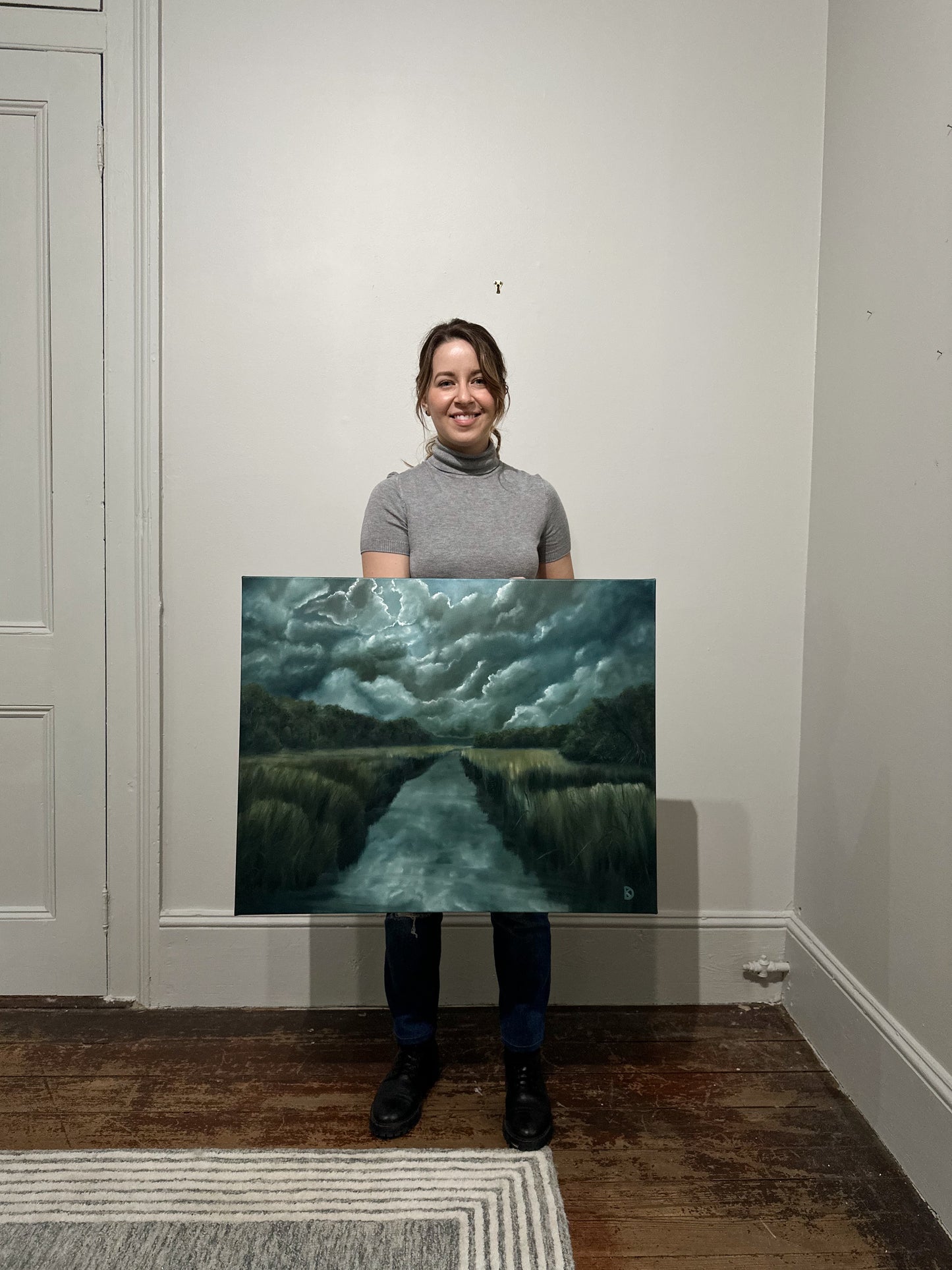 “The In Between” Oil Painting - 24" x 30"