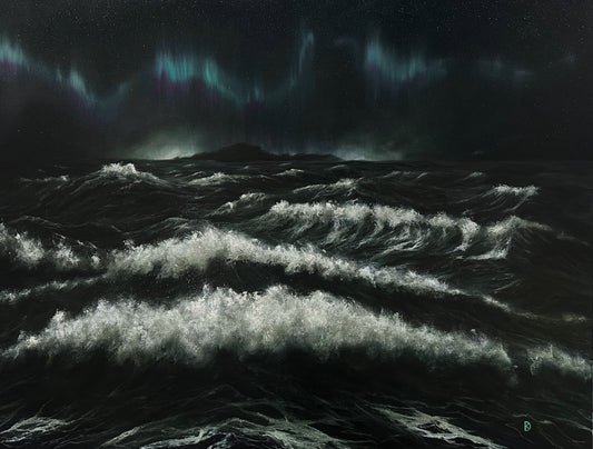 “Sink or Swim II” Oil Painting - 40" x 30"