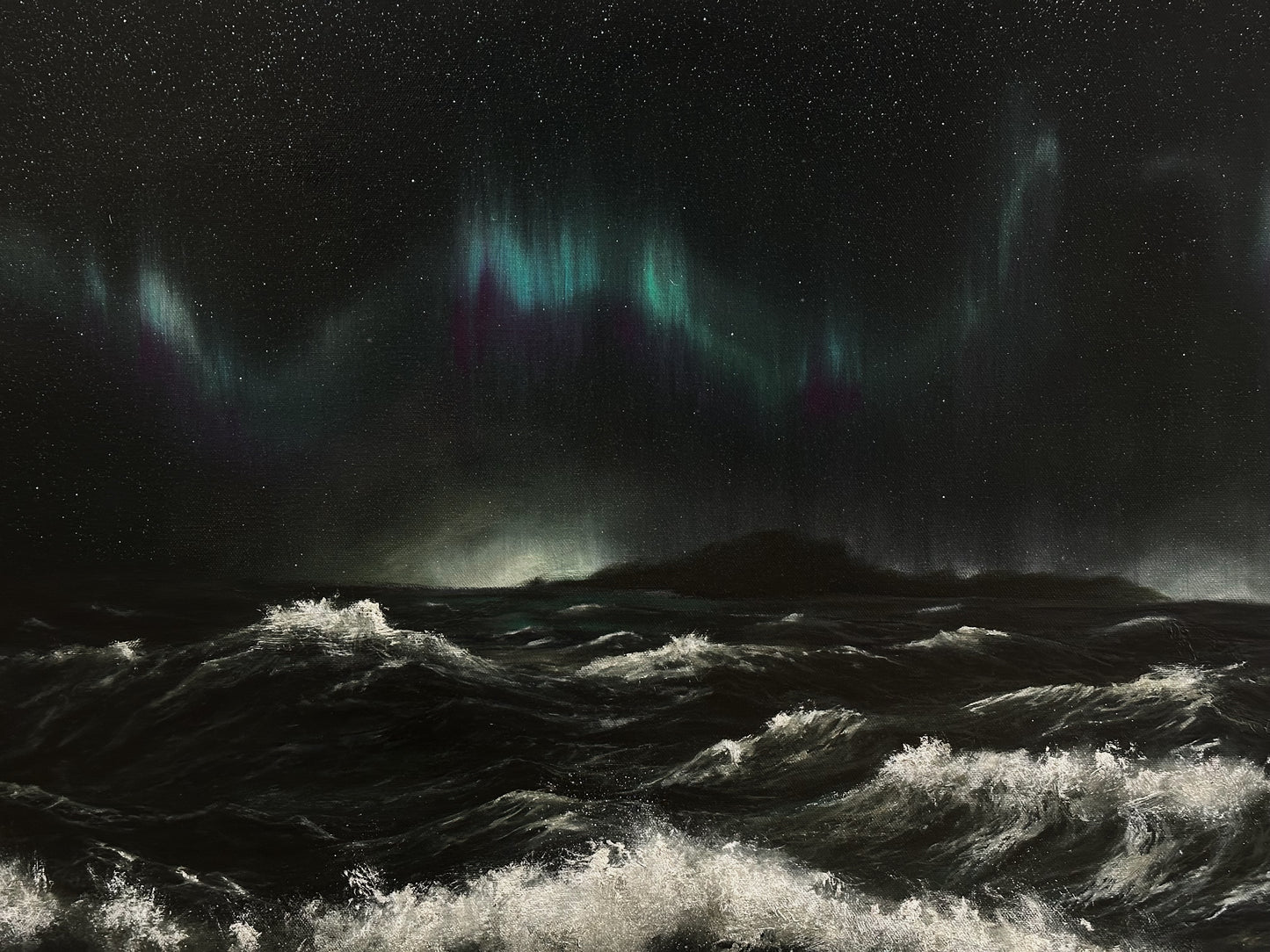“Sink or Swim II” Oil Painting - 40" x 30"