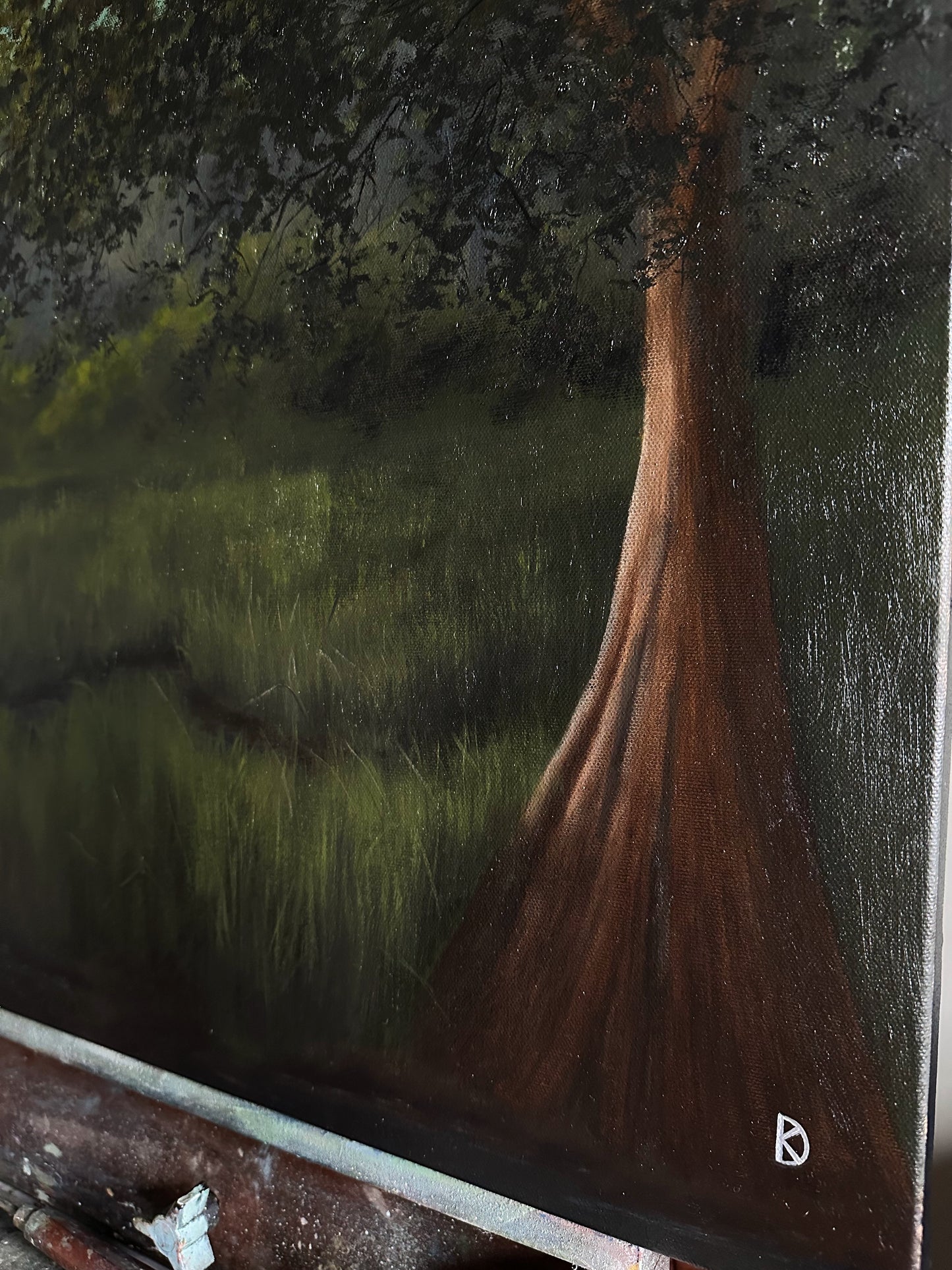 “A Way Out” Oil Painting - 22" x 28"
