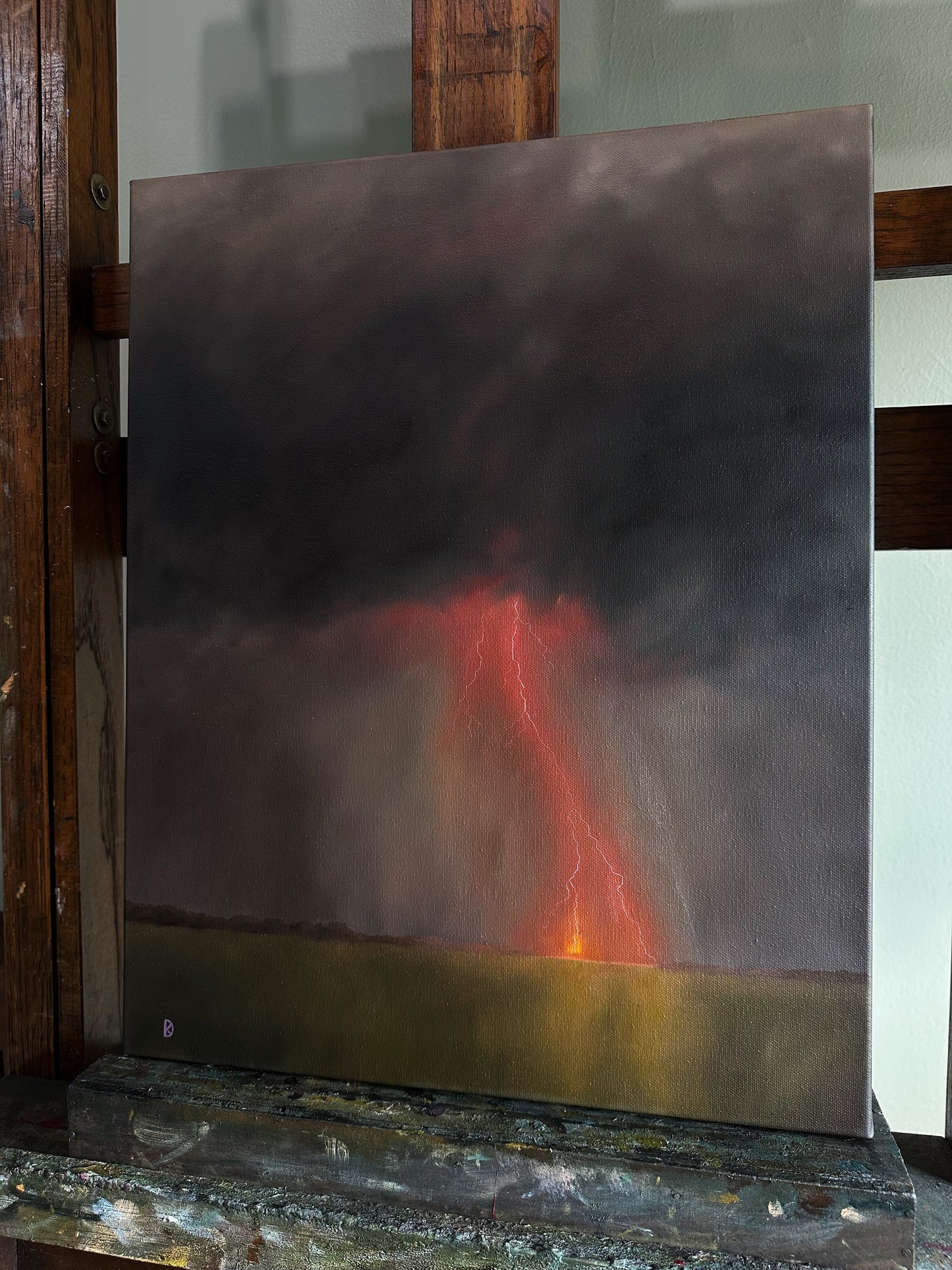 “Rise and Dance V” Oil Painting - 16" x 20"