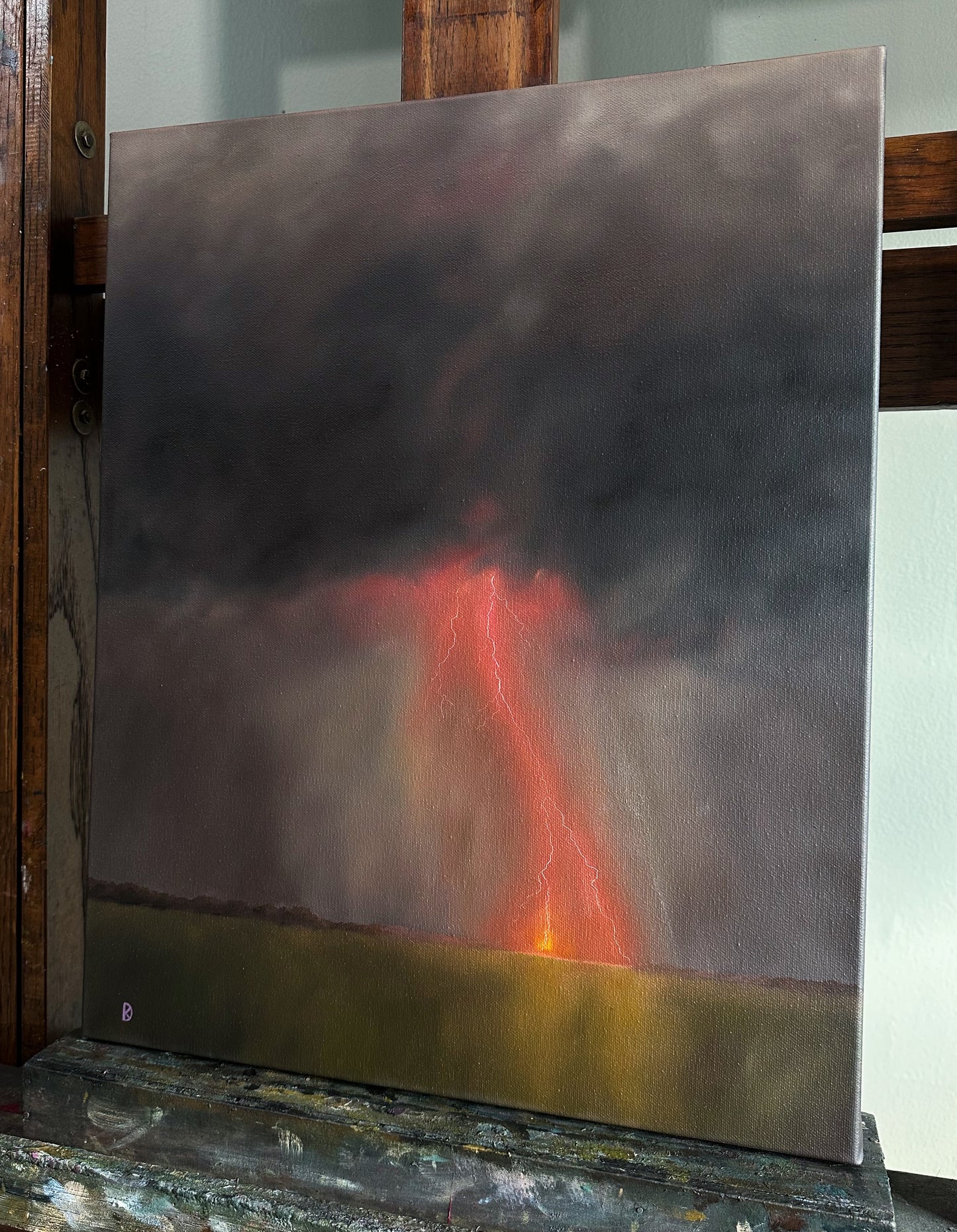 “Rise and Dance V” Oil Painting - 16" x 20"