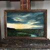 “Held My Heart” Oil Painting in Antique French Frame - 15" x 10.25"
