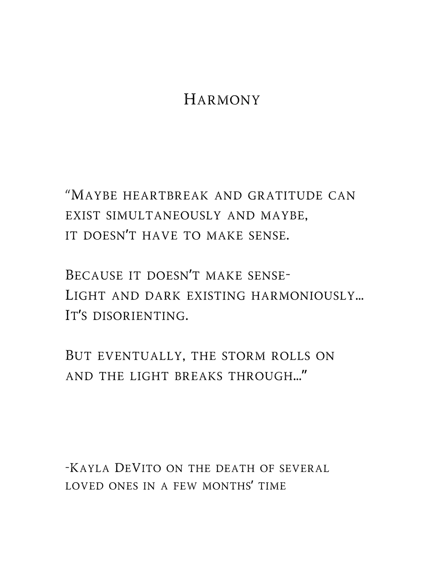 “Harmony" Limited Edition Fine Art Print