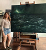 “Sink or Swim I” Oil Painting - 5ft x 4ft