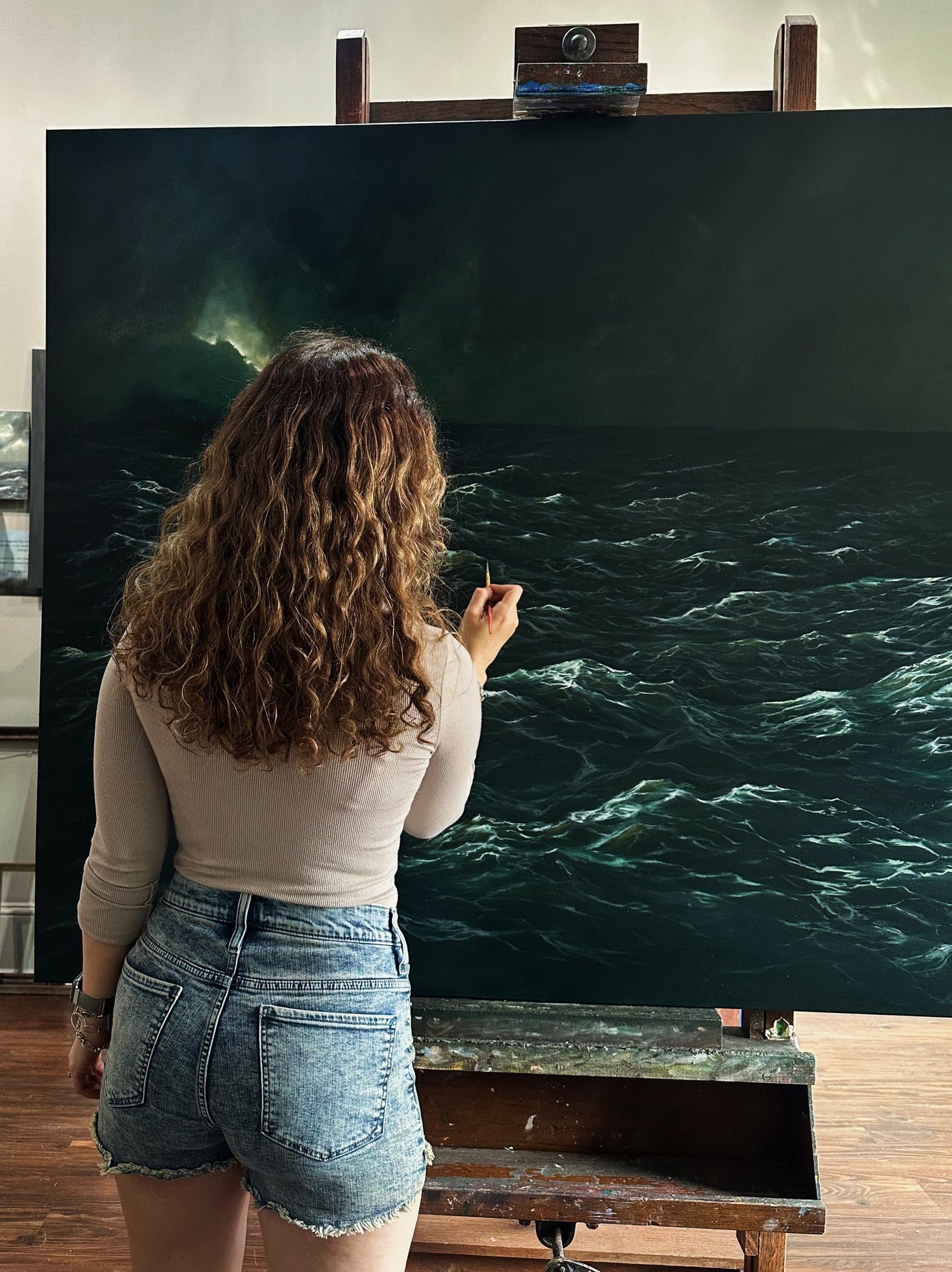 “Sink or Swim I” Oil Painting - 5ft x 4ft
