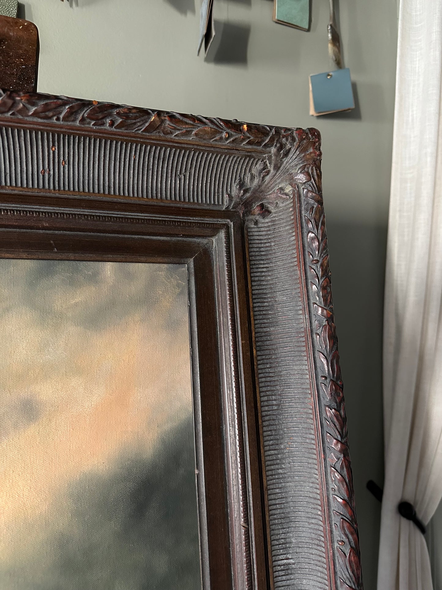 “Owe it to Her” Oil Painting - 45.25" x 33.25"