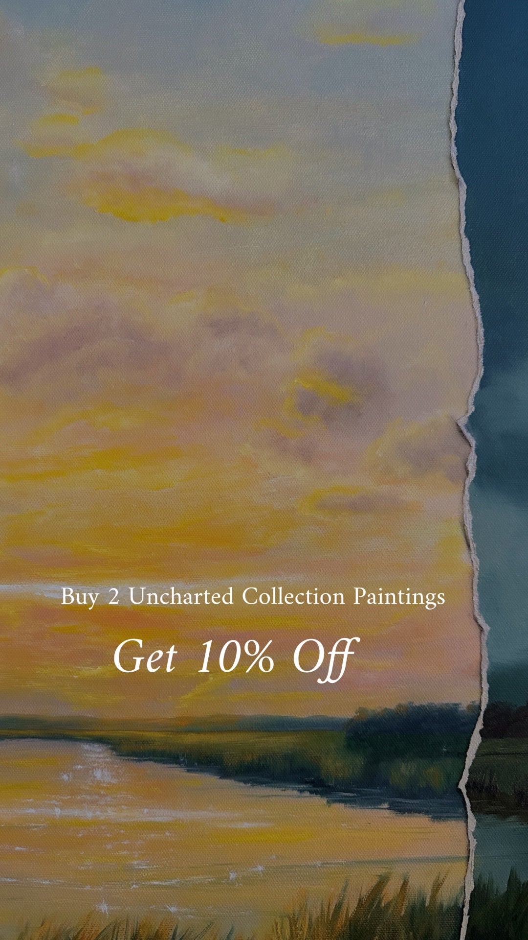 "Asunder IV" Oil Painting - 28" x 22"