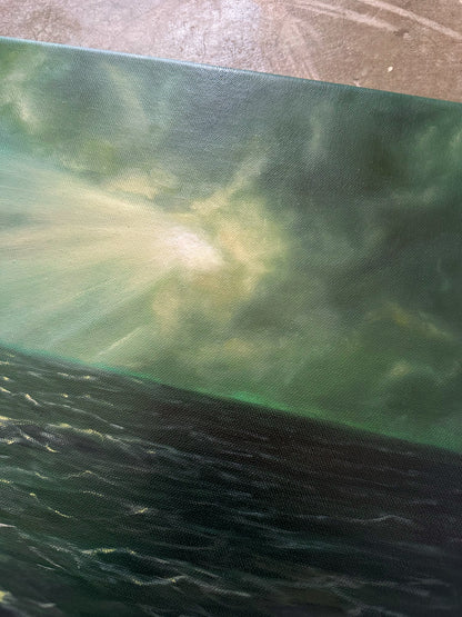 "Two Hands" Oil Painting - 16" x 12"