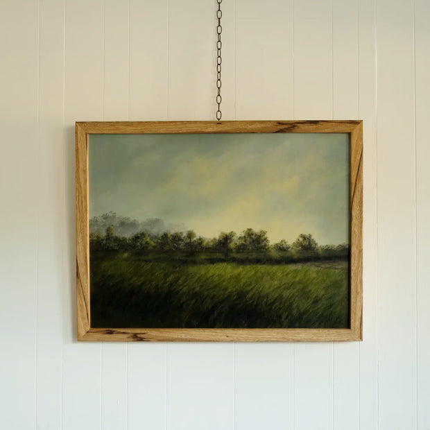 "Land of No Tomorrow" Oil Painting - 43" x 33"