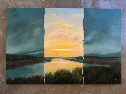 "Asunder V" Oil Painting - 3ft x 2ft