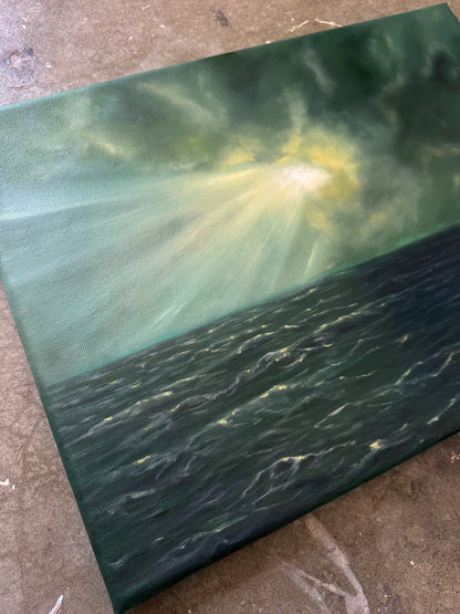 "Two Hands" Oil Painting - 16" x 12"