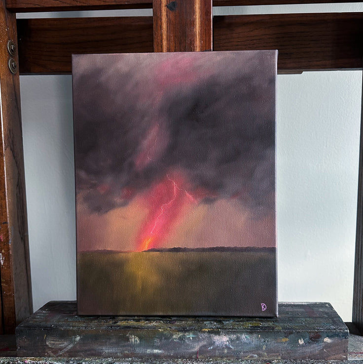“Rise and Dance IV” Oil Painting - 11