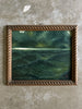 "Waves Will Push" Oil Painting in Antique Italian Frame - 15.25" x 13"