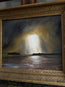 “Ease One Life” Oil Painting in Antique NY Frame - 16.5