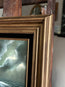 “Sink or Swim III” Oil Painting in Vintage Frame - 20.5