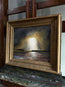 “Ease One Life” Oil Painting in Antique NY Frame - 16.5