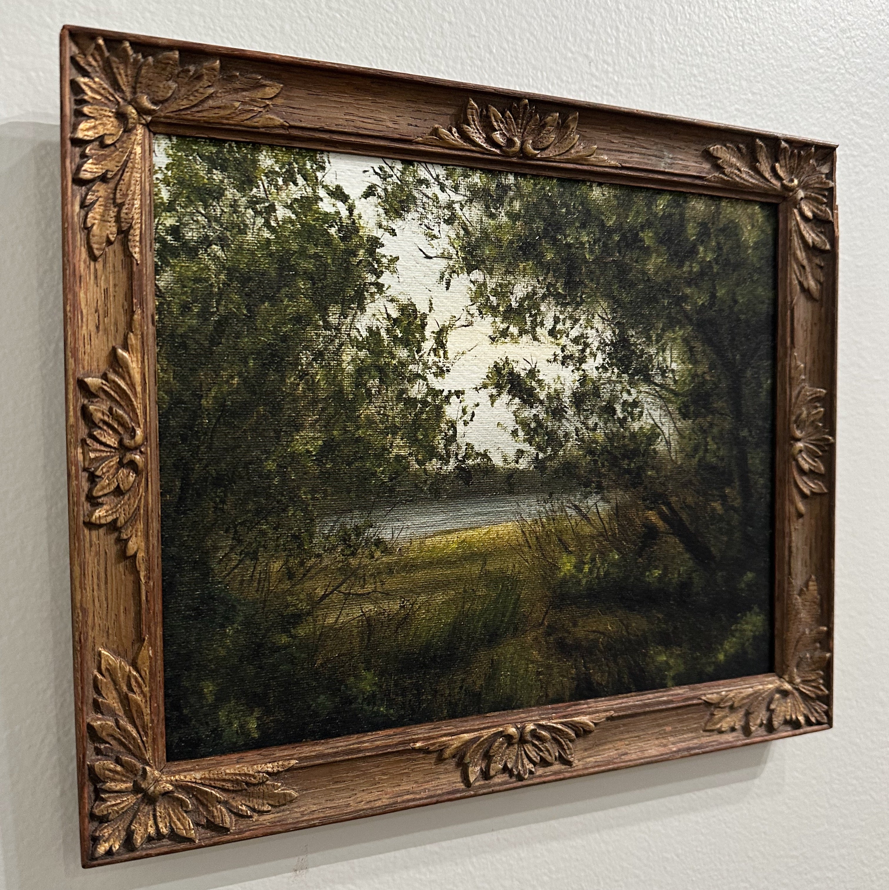 Antique-Framed Fine Art Print - Rarely Been - 11.75