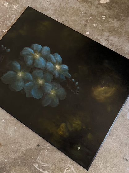 "Holds Tight to You" Oil Painting - 24" x 18"