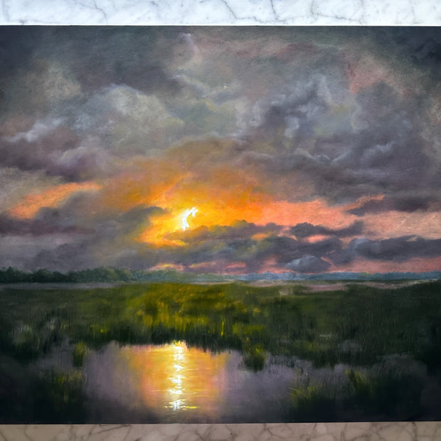 "Paying Attention" Oil Painting - 24" x 18"