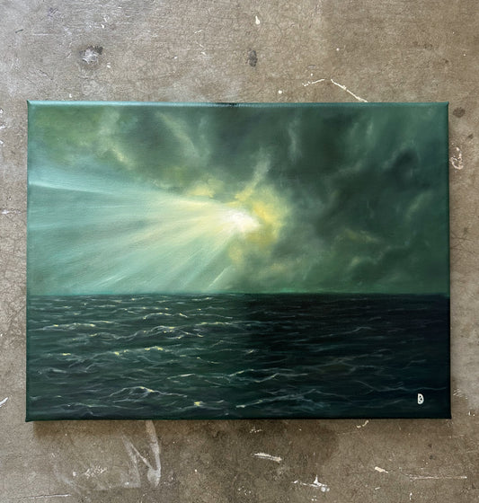 "Two Hands" Oil Painting - 16" x 12"