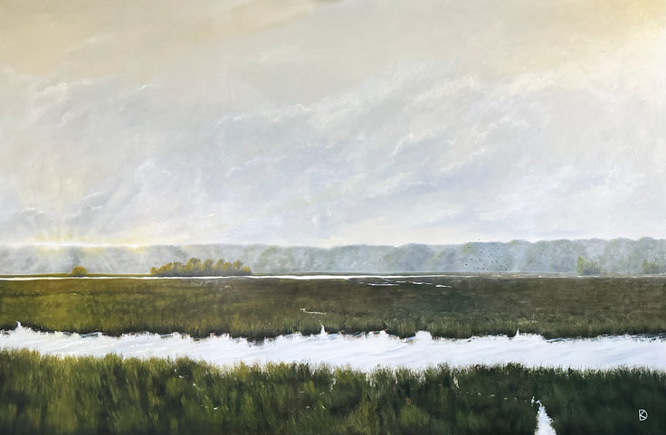 "Life Still Embraces Me" Framed Oil Painting - 6ft x 4ft