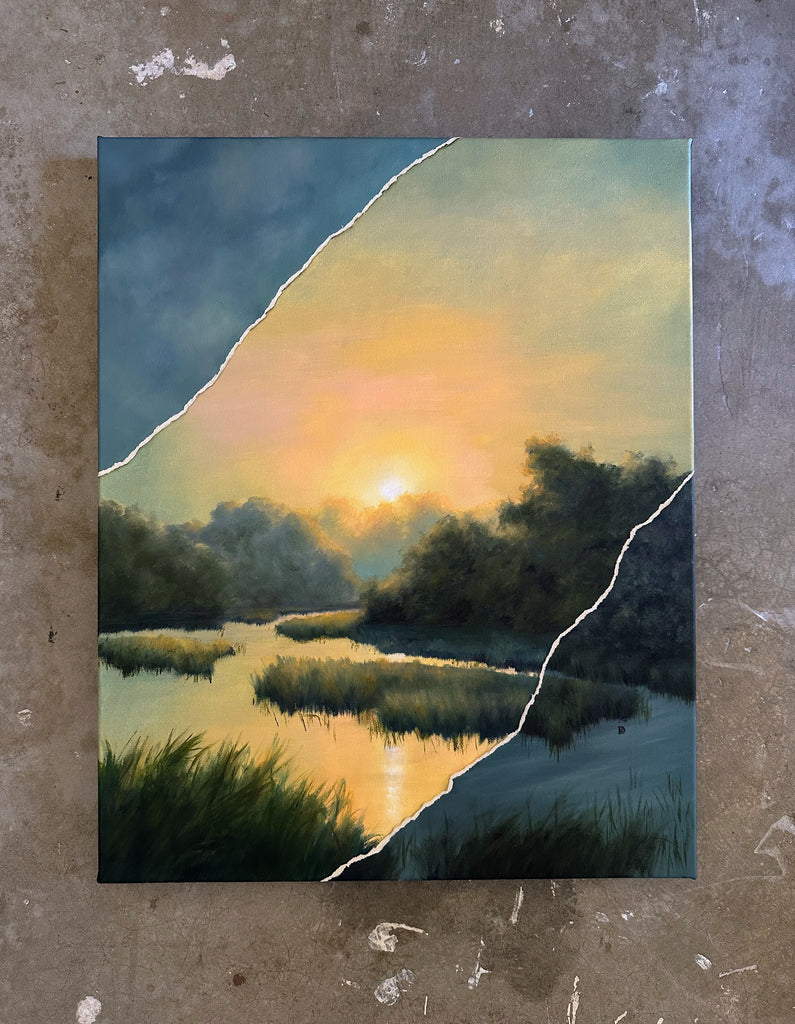 "Asunder III" Oil Painting - 20" x 16"