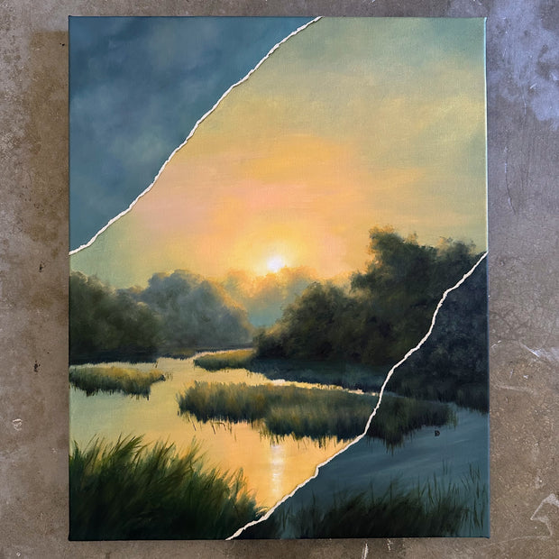 "Asunder III" Oil Painting - 20" x 16"