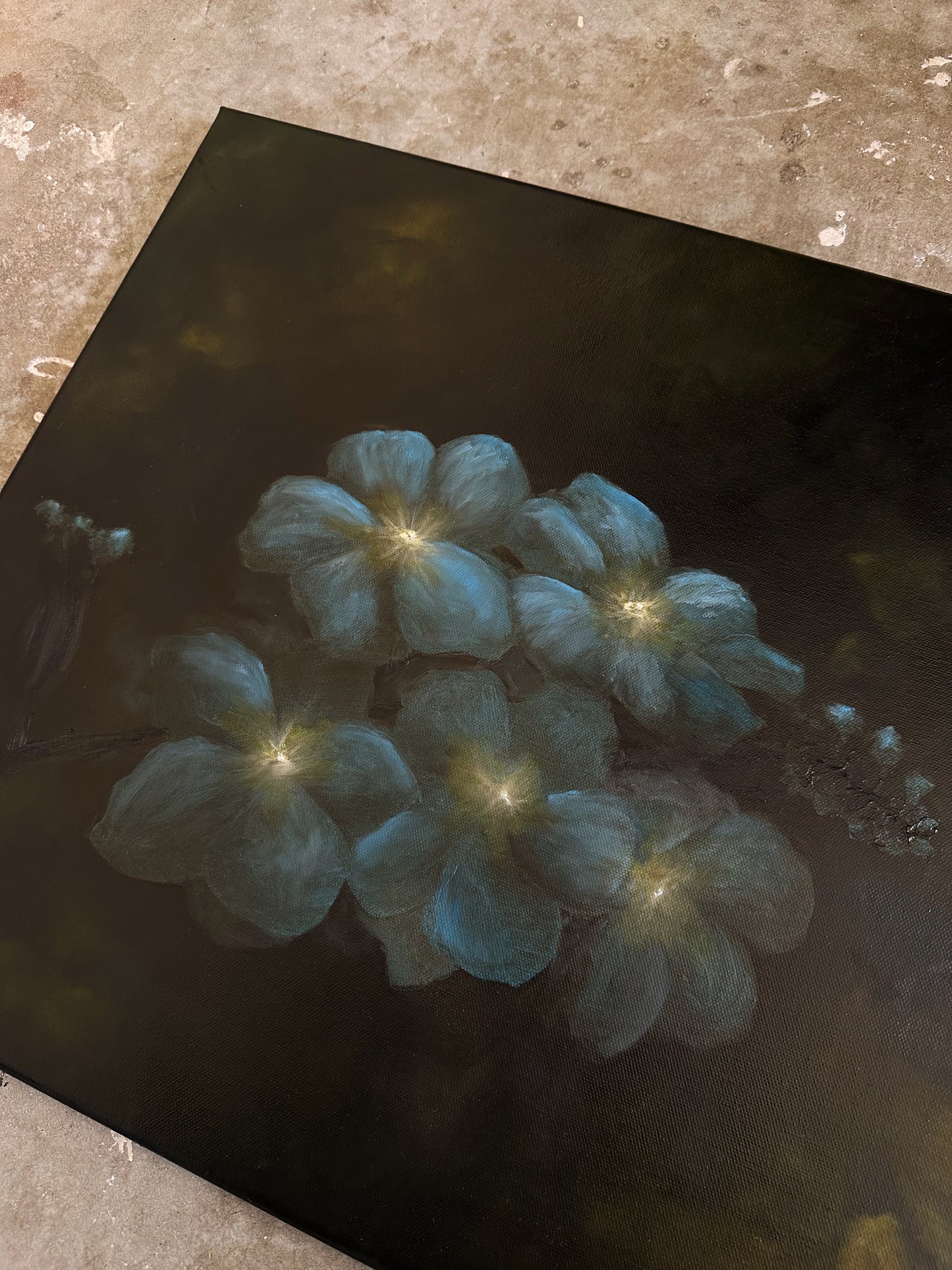 "Holds Tight to You" Oil Painting - 24" x 18"