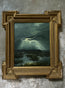“Mutual Ground” Oil Painting in Antique Frame - 17.25